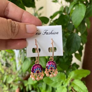 Roseberry Bali Jhumka Earrings