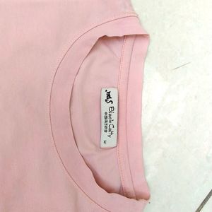 This T-shirt today trends . Size M colour peach