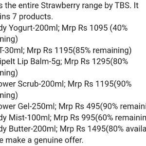 TBS STRAWBERRY BODY BUTTER