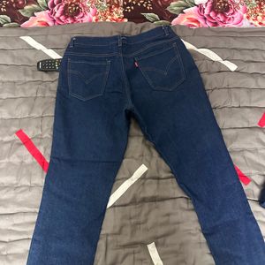 Levis Denim Dark Blue Jeans