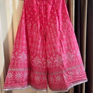 W Kurta And Palazzo Set - Large