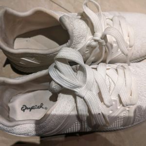 Very Smart And Comfortable White Sneakers