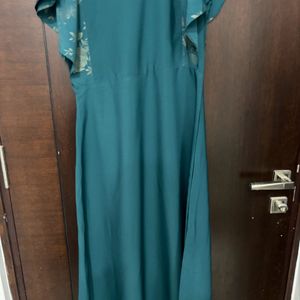 Green Colored Full Length Kurta