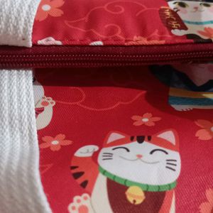 Lucky Neko (Cat) Mini Tote Bag