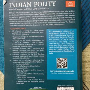 Indian Polity by M Laxmikanth