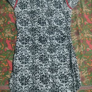 Black Embroidered Kurti