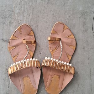 Kolhapuri Girls Fancy Flats Chappals