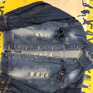 Denim Torn Jacket