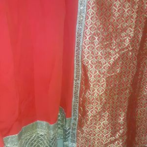 Nice Wedding Heavy Banarsi Long Gown