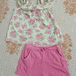 Summer Top And Shorts