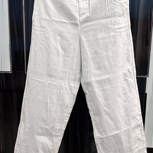 Tokyo Talkies Off White Straight Trouser Brand New