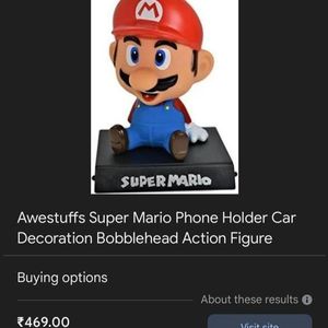 Super Mario … Use As Mobile Stand Or Place In the