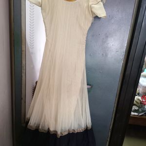 Cream Colour Gown