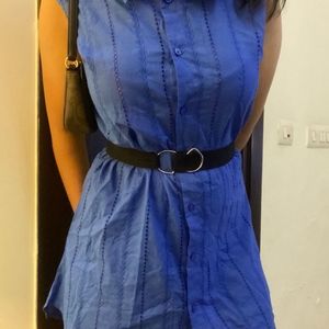 Only Blue Shirt Dress