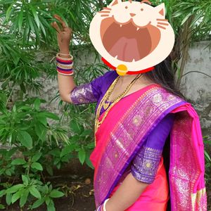 Pink Saree