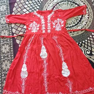 A Line Cotton Frock