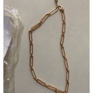 Zara Paper Clip Necklace