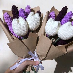 ‼️PRICE DROP ‼️ CROCHET TULIP 🌷 BOUQUET 🌷