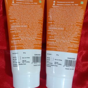 The Derma Co Sunscreen(2pack)