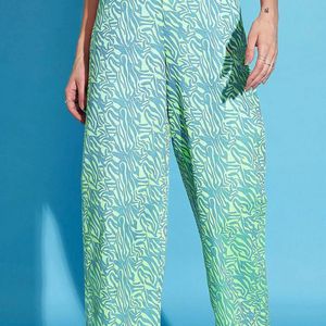 Sassafras Abstract Printed Cotton Trousers