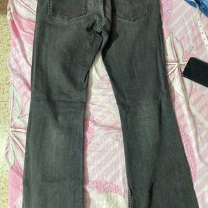 Staple Charcoal Bell Bottom Jeans