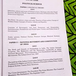 BA 1ST YEAR POLITICAL SCIENCE BOOK