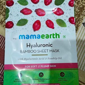 Mama earth hyaluronic Sheet Mask