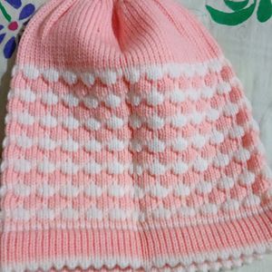 Handmade Baby Pink Cap