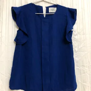 Blue Short Sleeve Top