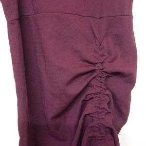 Maroon Body Con Dress