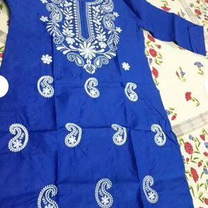 Brand New Lucknavi Work Kurta