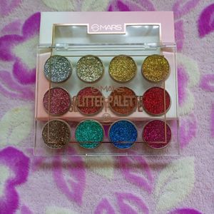 Mars Pressed Glitter Eyeshadow Palette 🎨