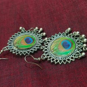 Peacock Earrings