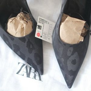 Zara Geometric Heel Shoes