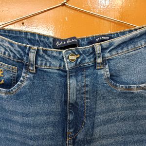 High waist Blue Jeans