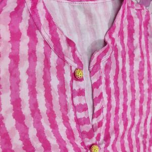 Pink Colour Kurta