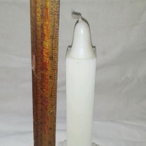 Diwali White Candle