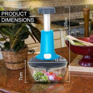 650 ML Large Quick & Powerful Push Food Chopper