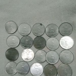 5rupee Waves Coin 20 Pcs