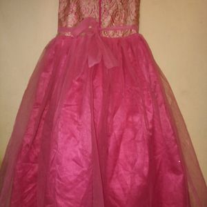 Party Wear Long Frock For Age 8-10 Years