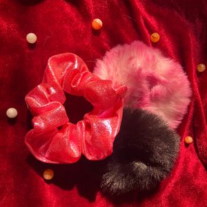 Pack Of 3 Beautiful Scrunchies