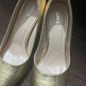 Lavie Gold Pumps