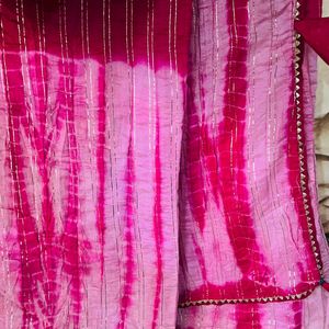 Pink Silk Saree