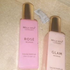 Combo Of Bellavita Rose And Glam Perfume