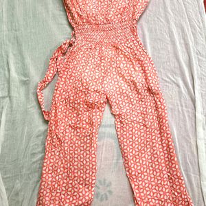 Floral Print Women Jumpsuit