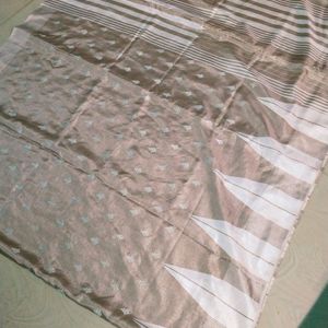 Silver Zaree Women Saree