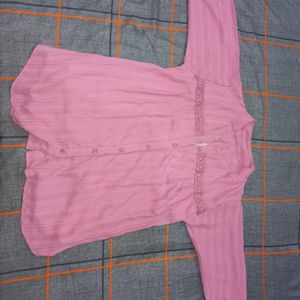 Pink Classic Top