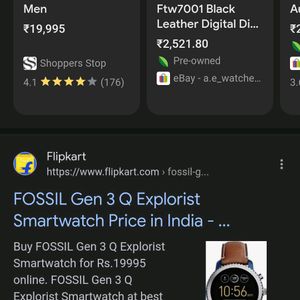 Fossil Smartwatch Gen 3 ( Not Working Condition) ✅