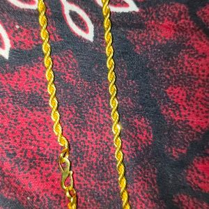 One Gram Gold Plated Chain