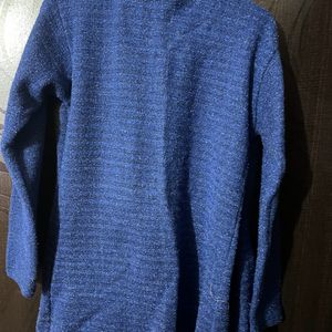 Weave Pattern Button-Down Cardigan